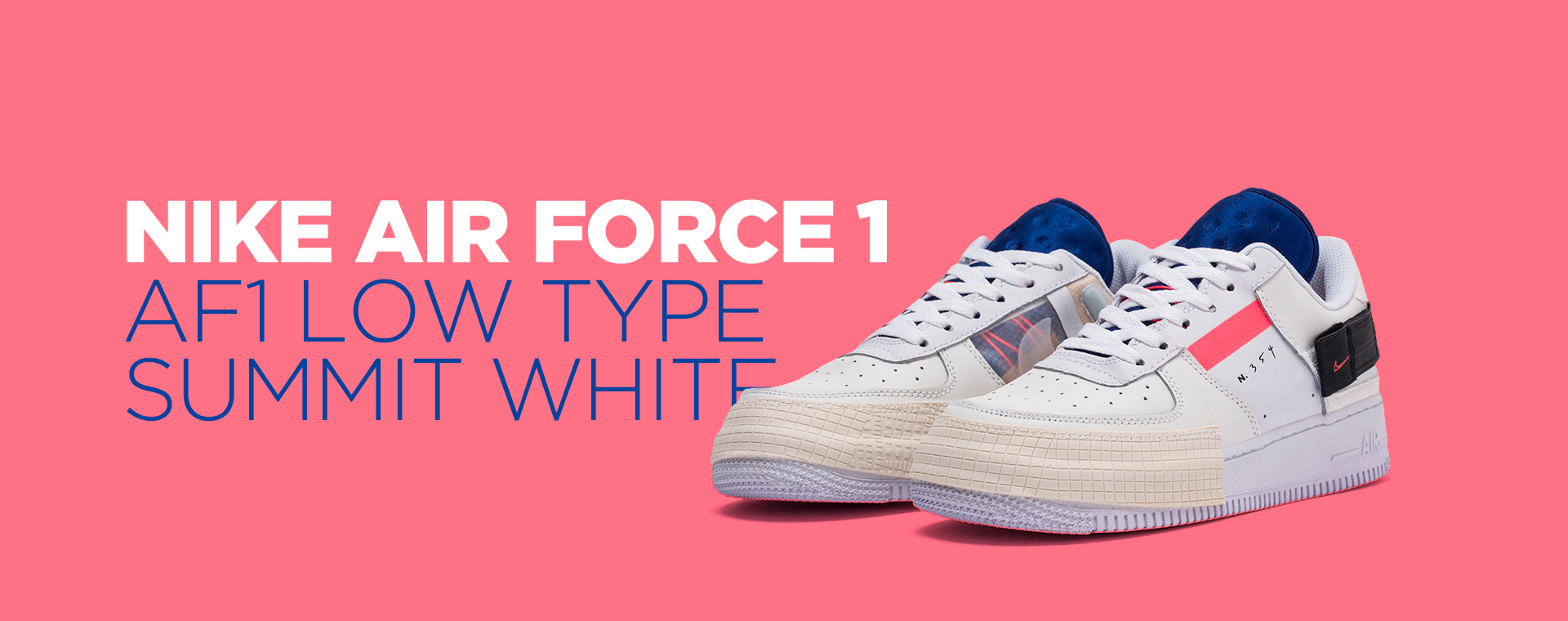NIKE AIR FORCE 1 AF1 LOW TYPE N.345 SUMMIT WHITE
