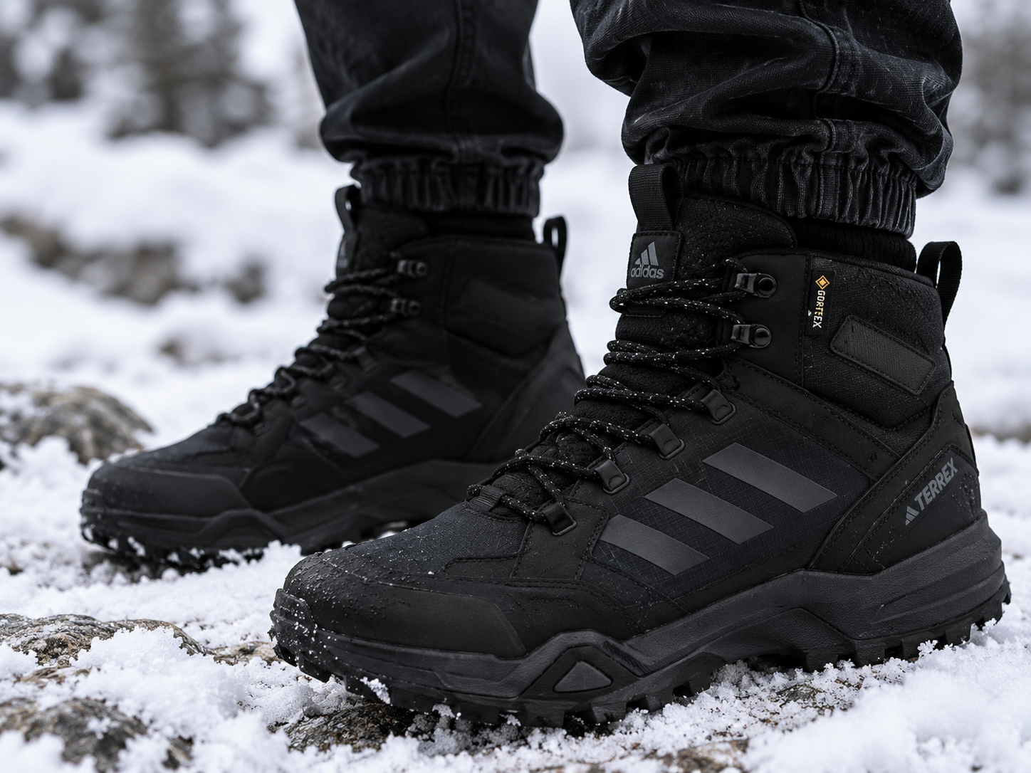 Adidas Gore-Tex — на ноге