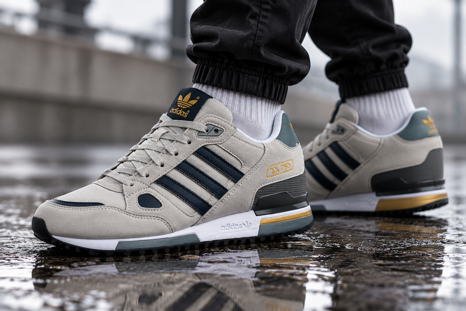 Adidas ZX 750 — на ноге